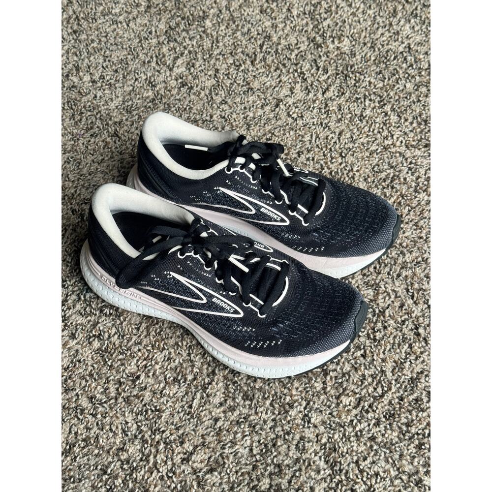 Women’s Brooks Glycerin GTS 19 Running Shoes Black Size 6 Stability Sneakers